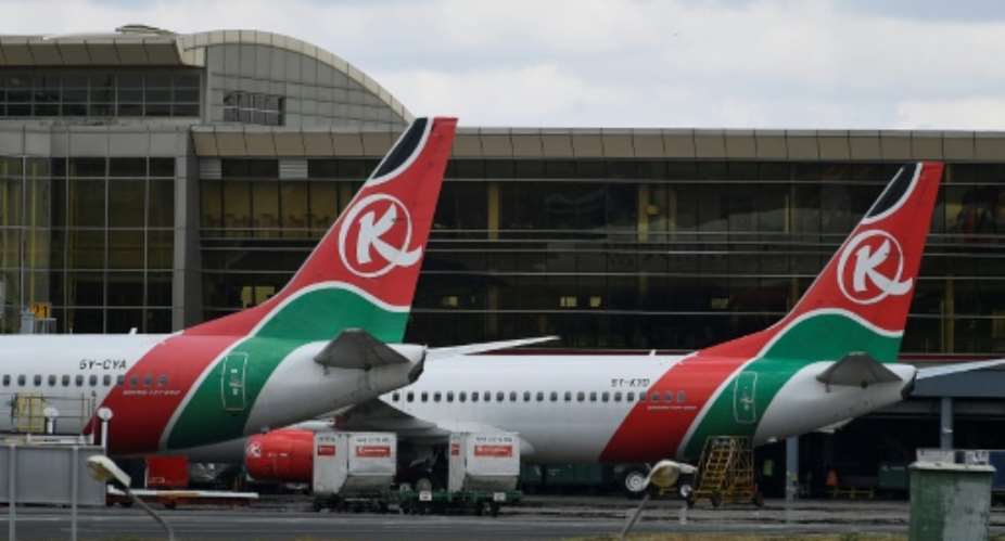 Kenya Airways pilots launched their strike on Saturday in defiance of a court order against the walkout..  By Simon MAINA AFPFile