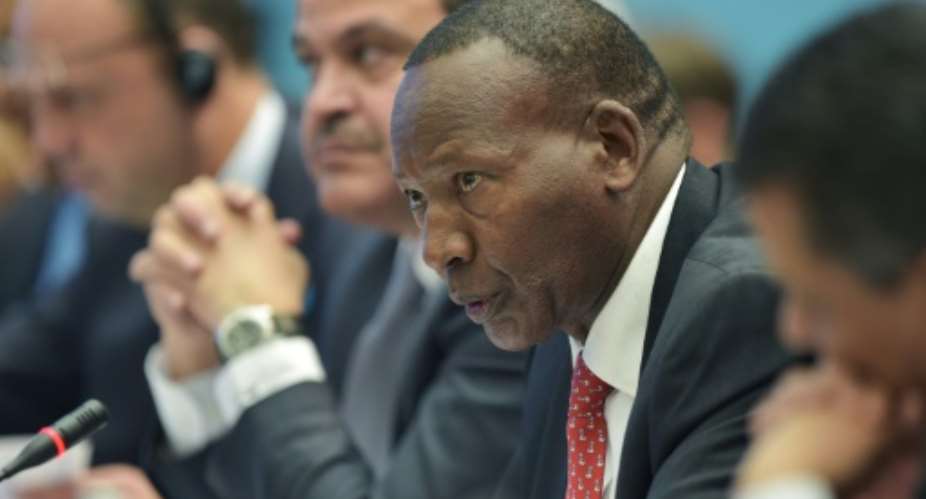 Kenya's Cabinet Secretary for Interior and Coordination of National Government Joseph Nkaissery speaks at the White House Summit to Counter Violent Extremism at the State Department on February 19, 2015, in Washington, DC.  By Mandel Ngan AFPFile