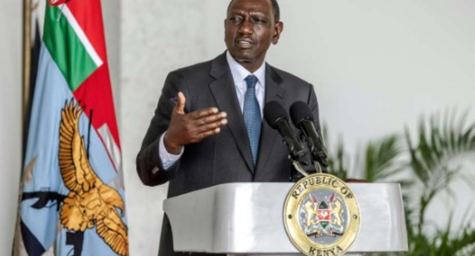 Kenya President William Ruto is on the first state visit to the United States by an African leader since 2008.  By LUIS TATO (AFP/File)