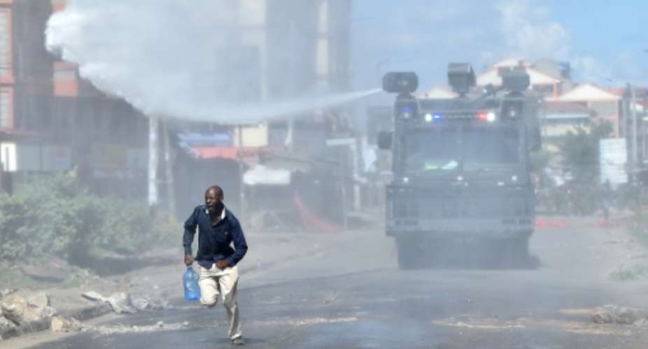 Kenya, with its diverse population and large ethnic voting blocs, has long suffered politically-motivated communal violence around election time.  By TONY KARUMBA AFPFile