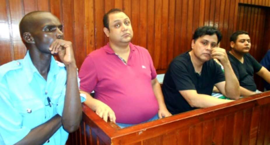 Kenyan brothers Baktash 2L and Ibrahim Akasha R were arrested in November 2014, along with Indian national Vijaygiri Goswami and Pakistani citizen Gulam Hussein, following a sting by the US Drug Enforcement Administration.  By - AFPFile