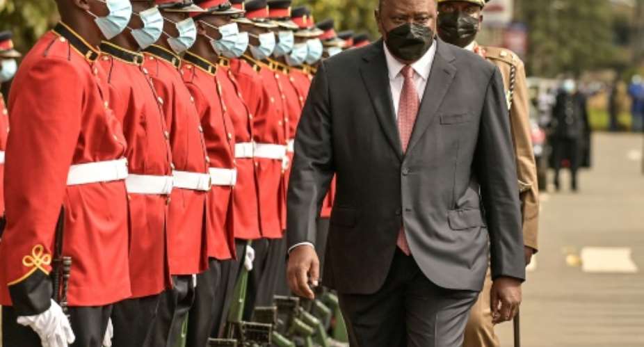 Kenyan President Uhuru Kenyatta's so-called Building Bridges Initiative aims to amend the 2010 constitution.  By Simon MAINA AFPFile