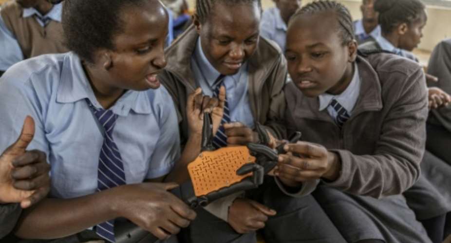 Kenyan start-up ZeroBionic aims to tackle educational shortcomings faced by deaf students.  By SIMON MAINA (AFP)