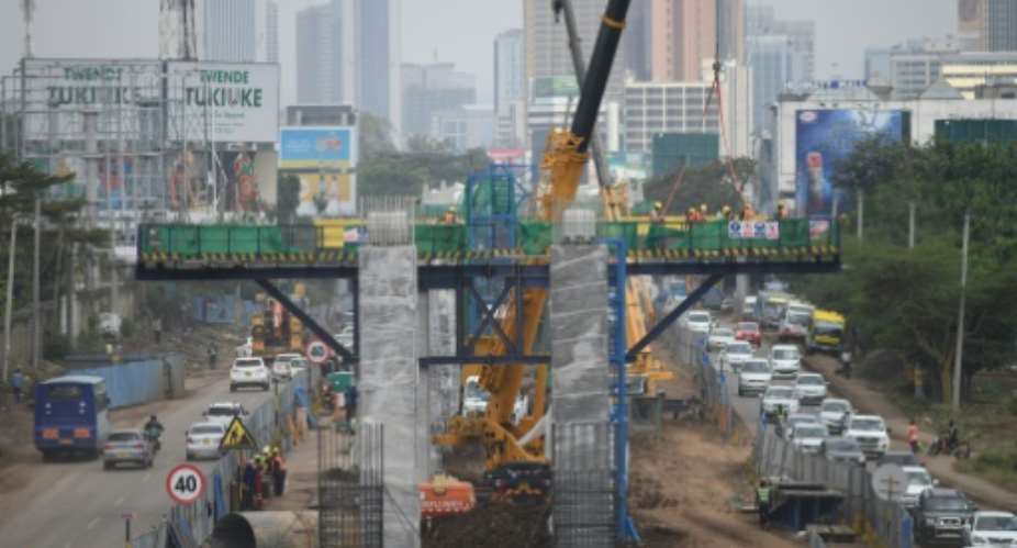Kenya's construction sector grew strongly in 2020 despite Covid.  By Simon MAINA AFP