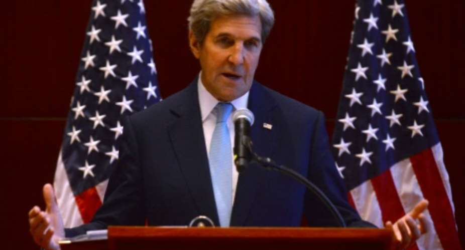 US Secretary of State John Kerry met foreign ministers of Kenya, Somalia, South Sudan, Sudan and Uganda for talks focusing on a faltering peace agreement in South Sudan.  By Hoang Dinh Nam AFPFile