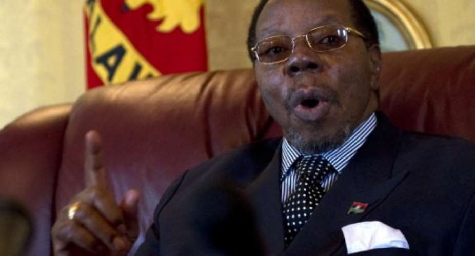 Bingu wa Mutharika.  By Alexander Joe (AFP/File)