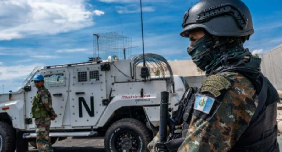 Kinshasa considers the UN peace force to be ineffective in protecting civilians.  By Glody MURHABAZI AFPFile