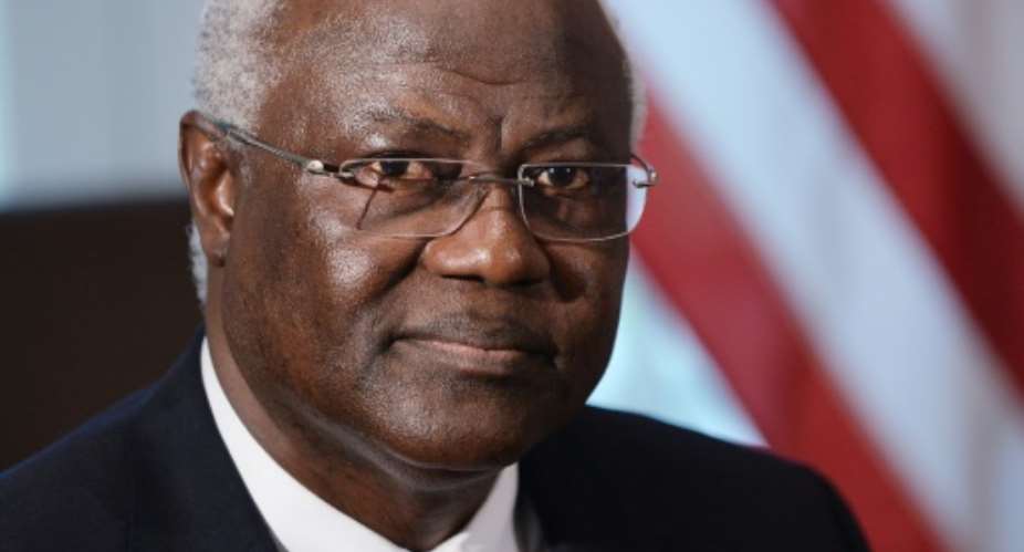 Koroma led the West African nation from 2007 to 2018.  By POOL (GETTY IMAGES NORTH AMERICA/AFP/File)