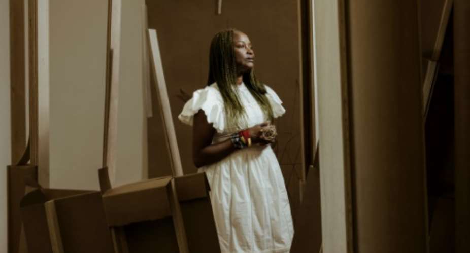 Koyo Kouoh, 56, is the curator of Cape Towns Zeitz MOCAA, a contemporary art museum.  By MARCO LONGARI (AFP)