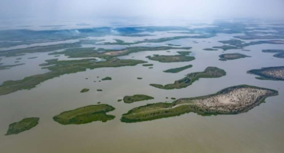 Lake Chad straddles Cameroon, Chad, Niger and Nigeria.  By Joris Bolomey (AFP)