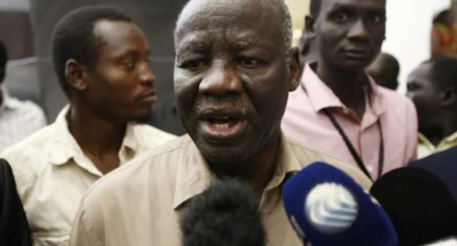 Lam Akol has long been a critic of Salvar Kiir, South Sudan's president file picture.  By ASHRAF SHAZLY AFP