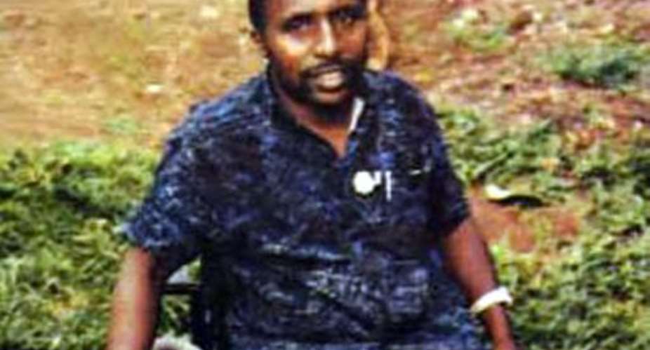 An undated picture released by Interpol shows Pascal Simbikangwa, a former Rwandan army captain arrested on the French island of Mayotte in 2008.  By Ho INTERPOLAFP