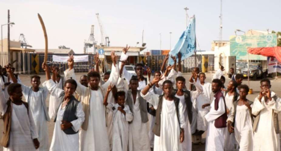 Last year's landmark peace deal between the Sudanese government and western and southern rebels has triggered unrest in the east, where vital exports from Port Sudan were briefly halted in September.  By Ibrahim ISHAQ AFPFile