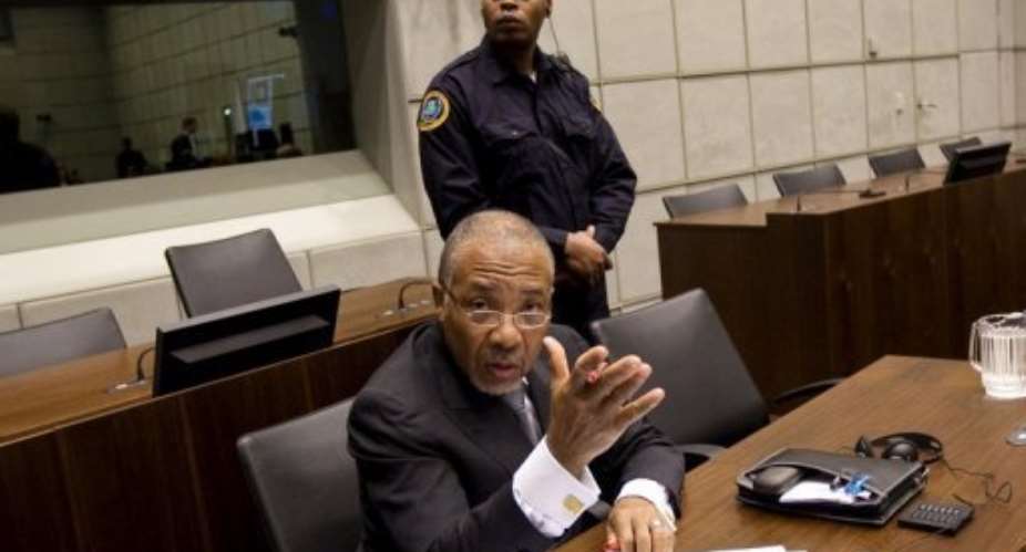 Charles Taylor has been on trial for more than six years.  By Jerry Lampen (AFP)
