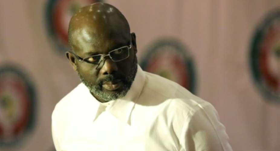 Liberian President, George Weah made his announcement after thousands of Liberians protested rising incidents of rape in the capital Monrovia last month..  By Kola SULAIMON AFP