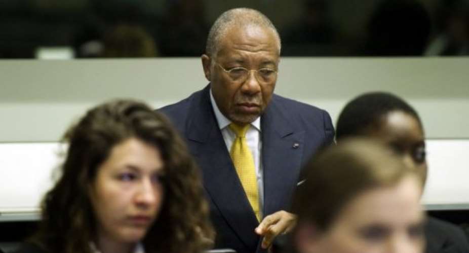 A trial chamber today unanimously sentenced Charles Taylor to 50 years in jail.  By Toussaint Kluiters AFP