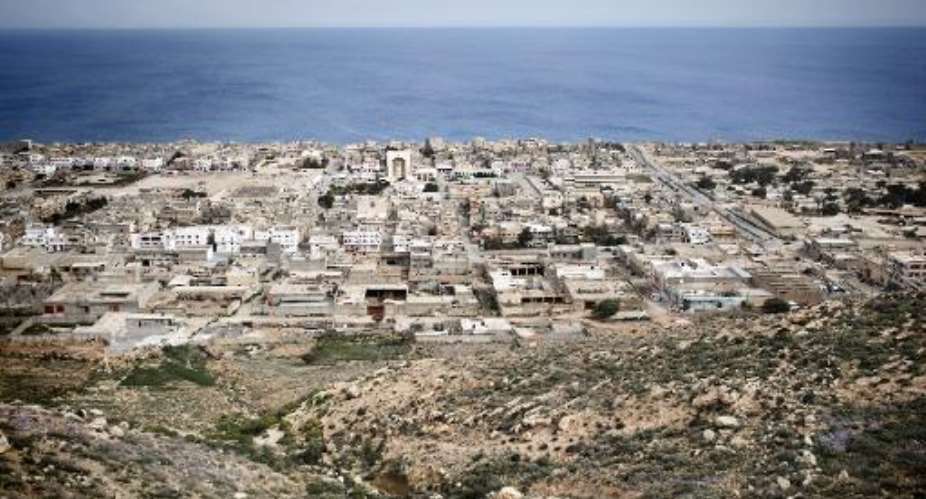 A general view shows the eastern Libyan town of Derna on March 15, 2011.  By Alessio Romenzi AFPFile