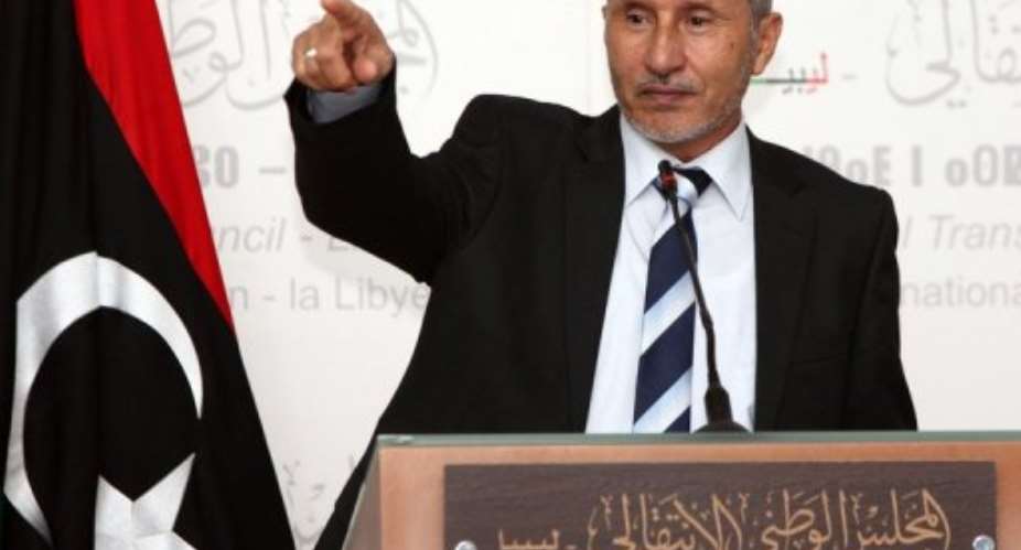 Mustafa Abdel Jalil, pictured on 27 June 2012.  By Mahmud Turkia AFPFile