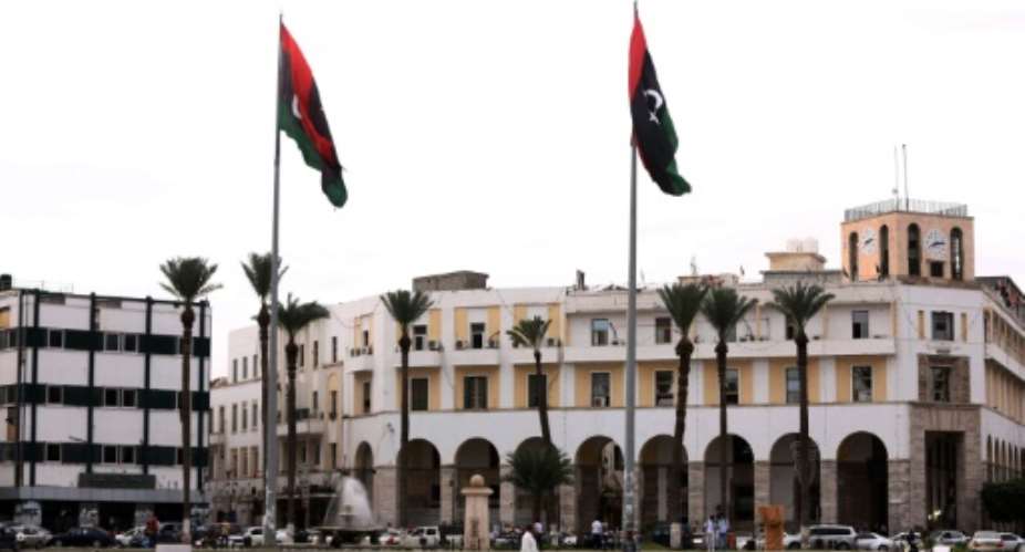 Tripoli's Martyrs Square, formerly called  Green Square during the dictatorship of slain Libyan dictator Moamer Kadhafi.  By Mahmud Turkia AFP