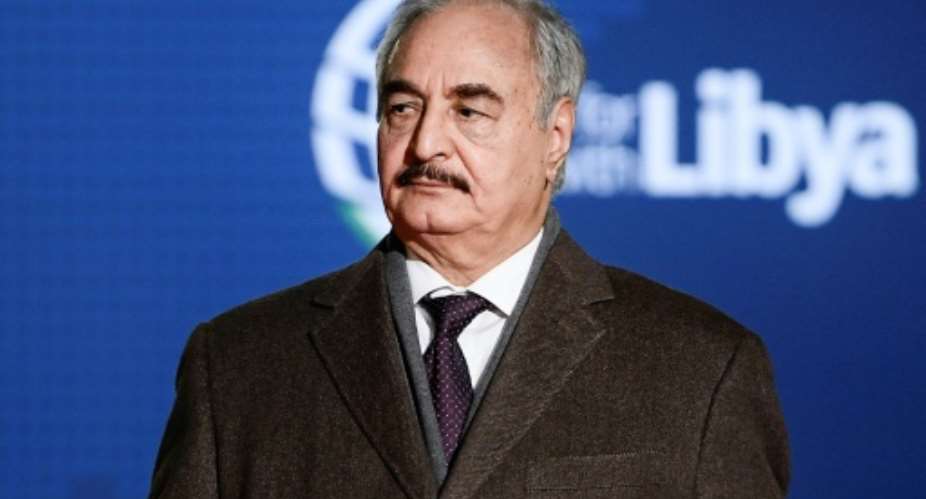 Libyan military strongman Khalifa Haftar met with his UN-backed rival in Italy on Tuesday despite showing reluctance to join the latest bid to stabilise the country.  By Filippo MONTEFORTE AFPFile