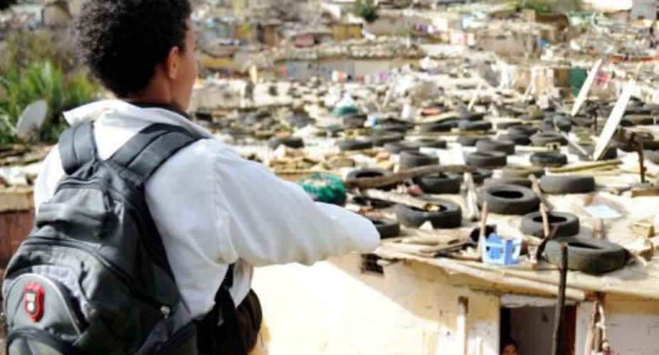 Around a billion people are condemned to live in the slums around the world, according to UN Habitat.  By Fadel Senna (AFP/File)