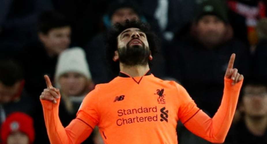 Liverpool's Mohamed Salah continued his blazing form with a goal against Southampton.  By Adrian DENNIS AFP