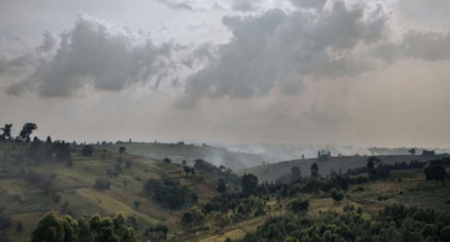 Local official Jean-Pierre Bikilisende of the rural Mungwalu settlement in Djugu, Ituri, a strife-torn northeastern Democratic Republic of Congo region pictured in January 2022, said the CODECO militia had carried out an attack on a mine.  By ALEXIS HUGUET AFPFile