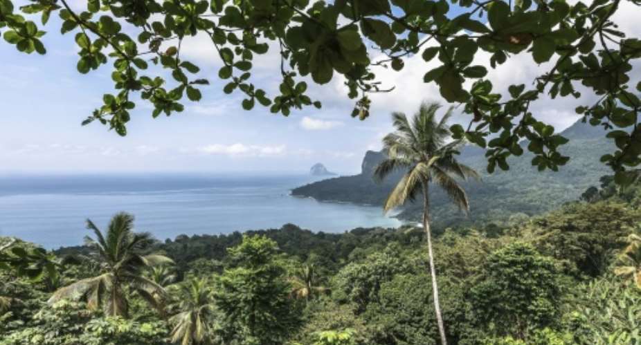 Locals on the island of Principe are paid a financial dividend to preserve its natural beauty.  By Daniel BELOUMOU OLOMO (AFP)