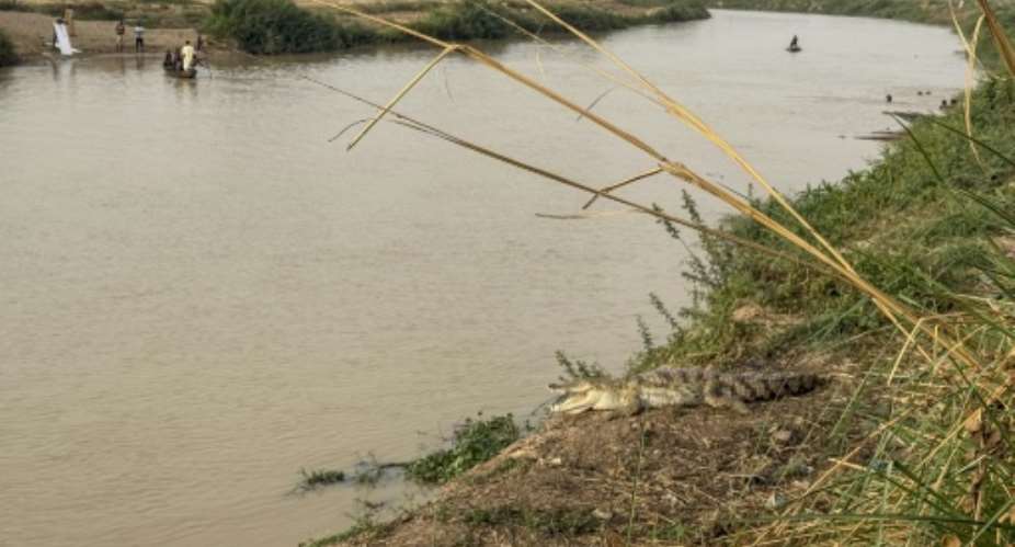 Locals say Nigerias Matan Fada river is disappearing.  By Suzanne Lassen (AFP)