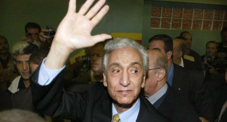Hocine Ait Ahmed, pictured October 31, 2004, 89, was the last of the nine so-called sons of Toussaint, who launched the Algerian uprising in November 1954.  By Hocine Zaourar (AFP/File)