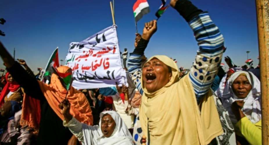 Loyalists of Sudanese President Omar al-Bashir have held a series of support rallies since protests erupted against his rule in December, some of which he has addressed in person.  By ASHRAF SHAZLY AFPFile