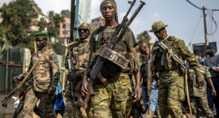 M23 fighters had said they would withdraw from the town of Walikale.  By Luis TATO (AFP/File)