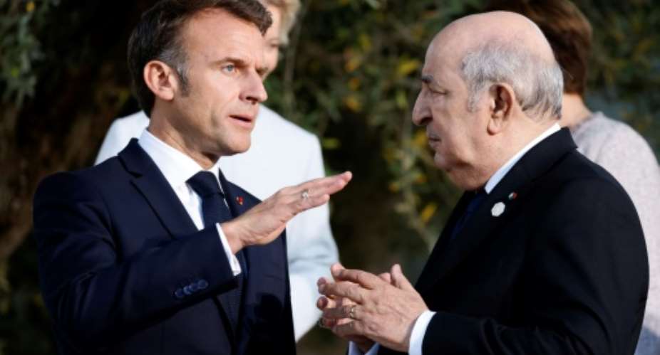 Macron has soought to improve relations with Algeria under President Abdelmadjid Tebboune.  By Ludovic MARIN (AFP)