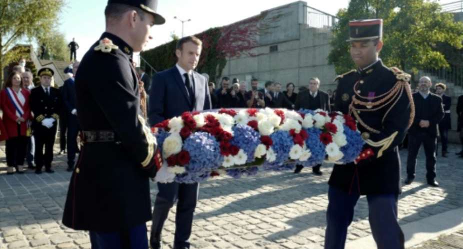 Macron told relatives and activists on the 60th anniversary of the bloodshed that crimes were committed on the night of October 17, 1961.  By Rafael Yaghobzadeh POOLAFP