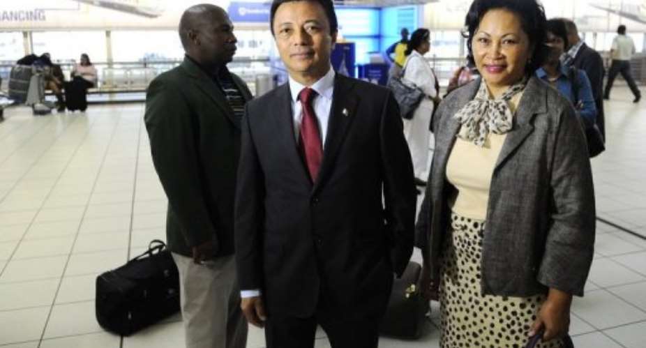 The former president and his wife have repeatedly tried and failed to return to Madagascar.  By Stephane de Sakutin AFP