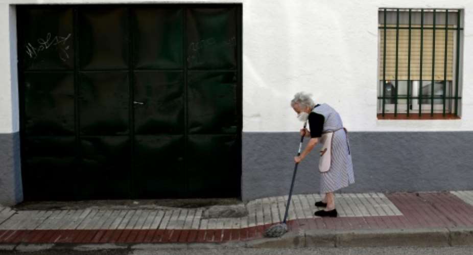 Madrid residents have been advised to keep social contacts and movements to a minimum.  By OSCAR DEL POZO AFP