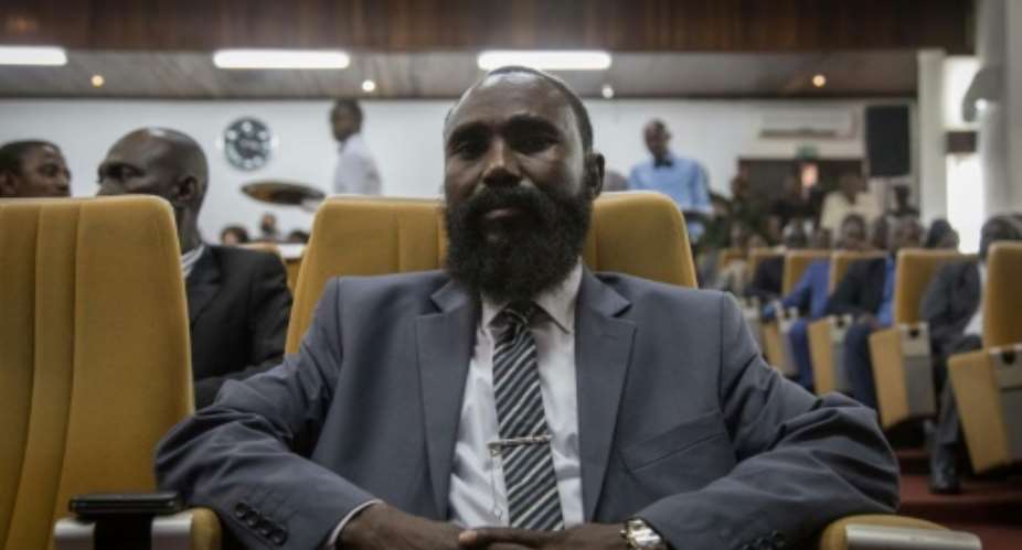 Mahamat Al Khatim is leader of the Patriotic Movement for Central Africa MPC and one of the most powerful militia warlords.  By FLORENT VERGNES, FLORENT VERGNES AFP