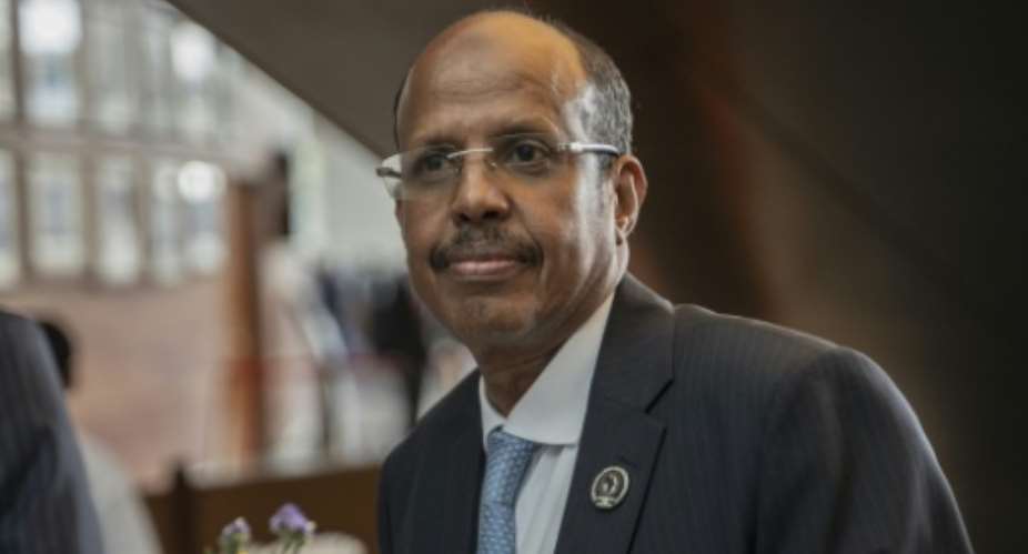 Mahmoud Ali Youssouf was elected AU commission chief at a summit in Addis Ababa.  By Amanuel Sileshi (AFP)