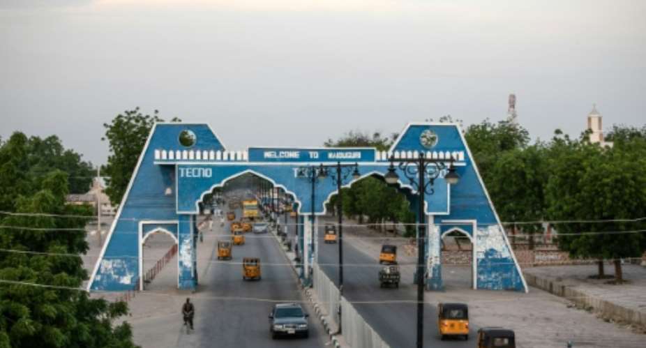 Maiduguri, the capital of Borno state, in northeastern Nigeria, has seen recurring attacks by jihadist groups.  By FATI ABUBAKAR (AFP)