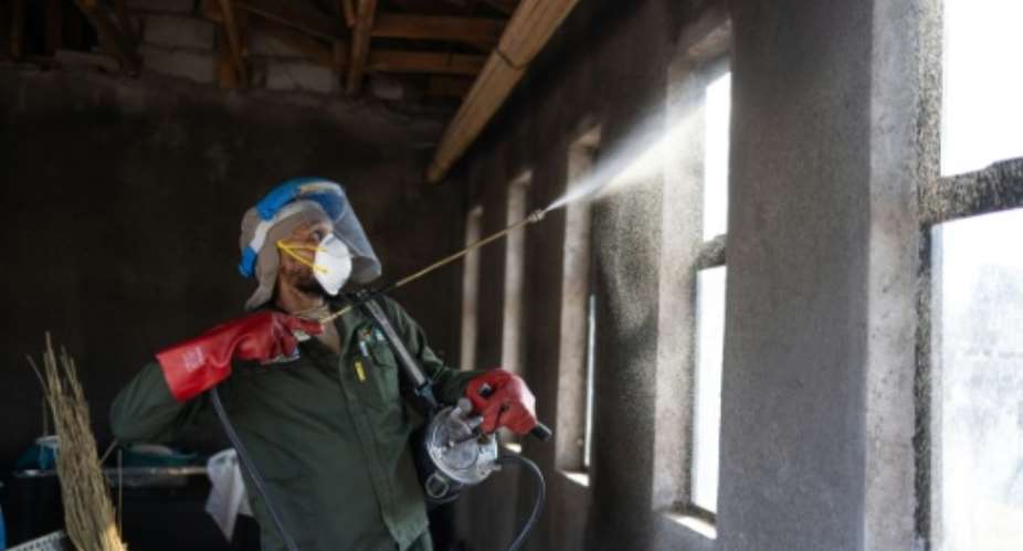 Malaria cases in Mpumalanga jumped fourfold in January compared with a year earlier.  By EMMANUEL CROSET (AFP)