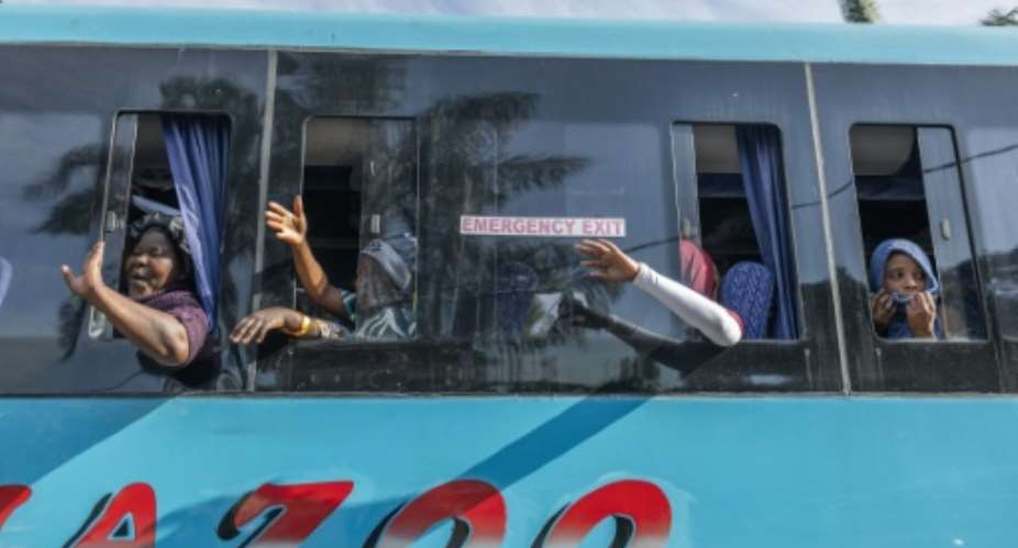Malawi commissioned buses to bring its citizens home.  By RAJESH JANTILAL (AFP)