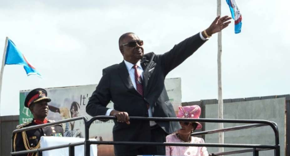 Malawi President Peter Mutharika, whose re-election last year has been annulled by the country's constitutional court.  By AMOS GUMULIRA AFPFile