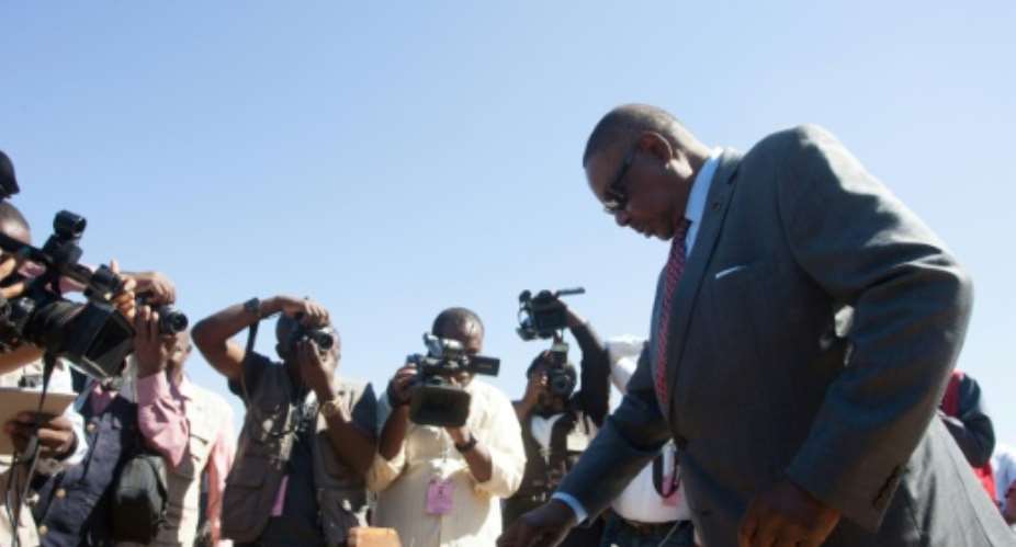 Malawi's President Peter Mutharika is attempting to quash an order to hold a fresh election.  By AMOS GUMULIRA AFPFile