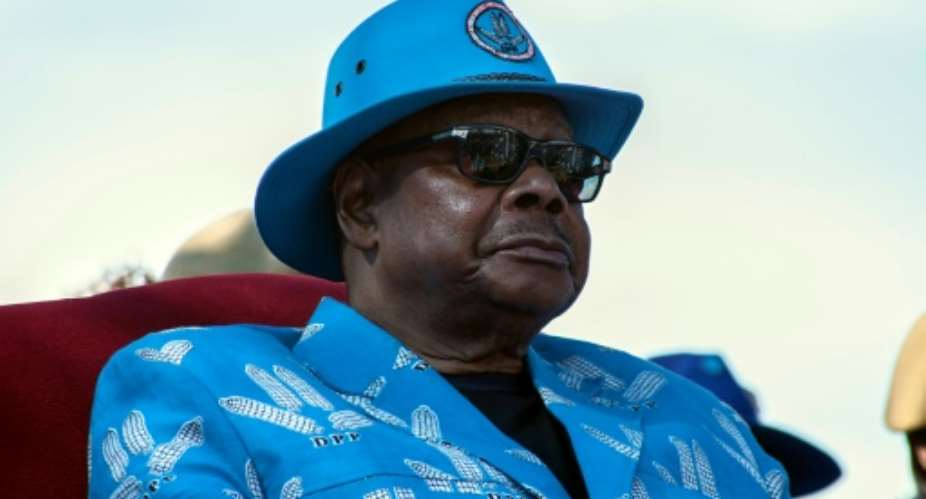 Malawi's President Peter Mutharika is hoping his record will be enough to get him re-elected for a second term.  By AMOS GUMULIRA AFP