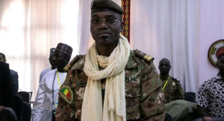 Mali defence minister Sadio Camara, pictured in February 2024, died as a result of a car bomb at his residence in Kati.  By FANNY NOARO-KABR (AFP/File)