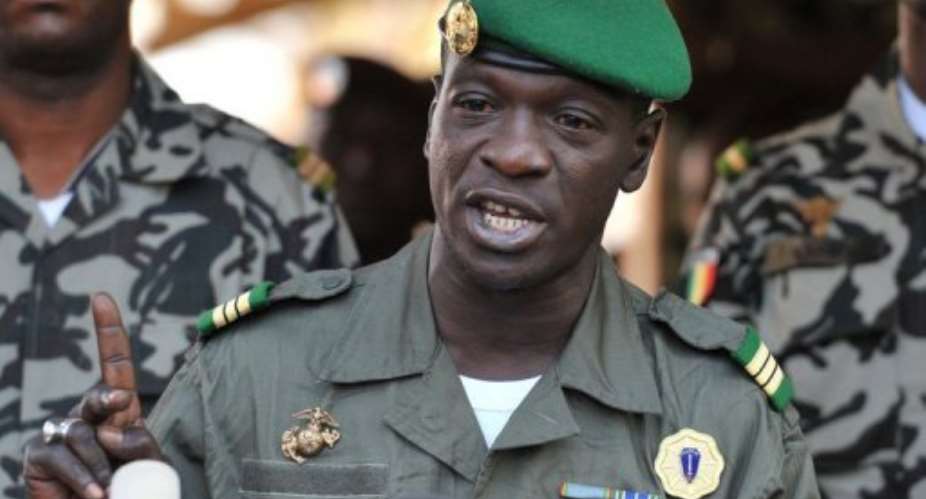 Amadou Sanogo, the captain who led a coup in Mali.  By Issouf Sanogo (AFP/File)
