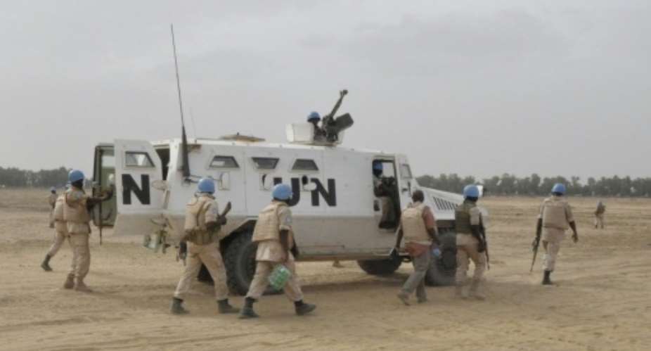 The Mali mission is the most dangerous active deployment for UN peacekeepers and has been hit by sharp internal tensions since its launch in July 2013.  By Alou Sissoko AFPFile