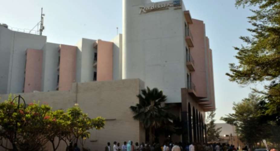 Security at the Radisson Blu hotel in Bamako has been beefed up following the deadly attack last month.  By Habibou Kouyate AFPFile