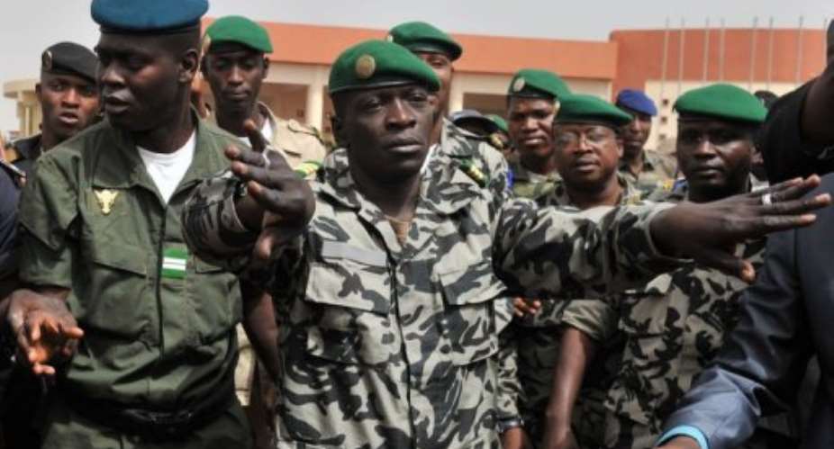 Malian military junta leader Amadou Sanogo.  By Issouf Sanogo AFPFile