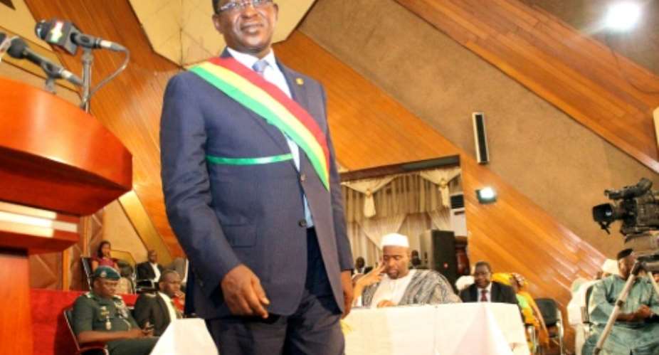 Malian opposition leader Soumaila Cisse, seen in 2014, told delegates after appearing at the talks in Bamako that inclusive consultations were required to end Mali's problems, a remark clearly aimed at the government.  By HABIBOU KOUYATE AFPFile